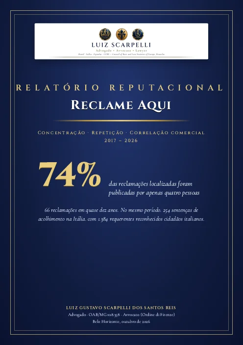 Relatório reputacional